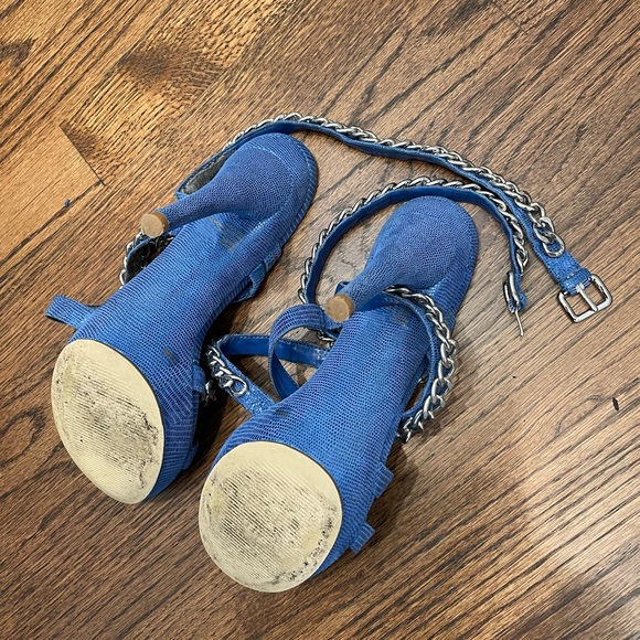 Bcbgeneration Blue Heels. Size 7.5 - Picture 7 of 10